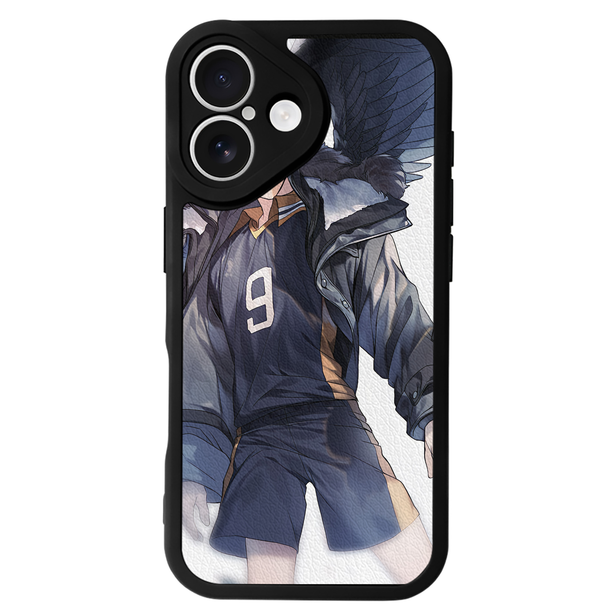 （画像用） ハイキュー!! Haikyu!! 【iPhone 16シリーズ対応】シリコンスマホケース（レザー調） 材質：シリコン